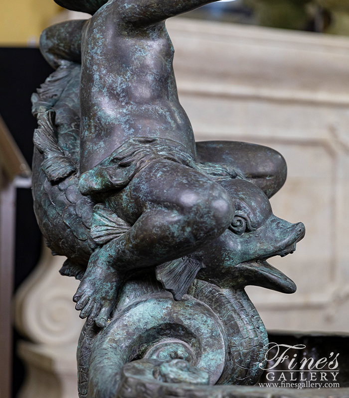 Bronze Fountains  - Ocean Boy Bronze Fountain - BF-240